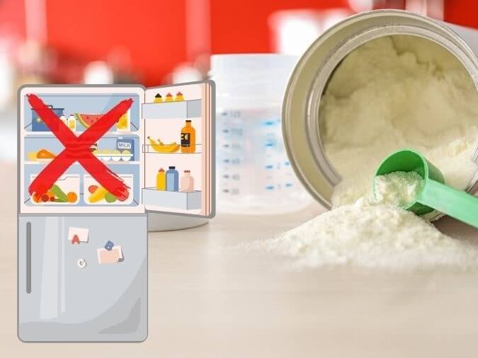 Tuyệt đối không bảo quản sữa Nutricare trong tủ lạnh