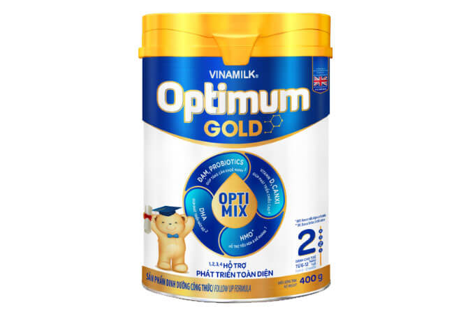 Sữa Optimum Gold 2 hỗ trợ phát triển toàn diện