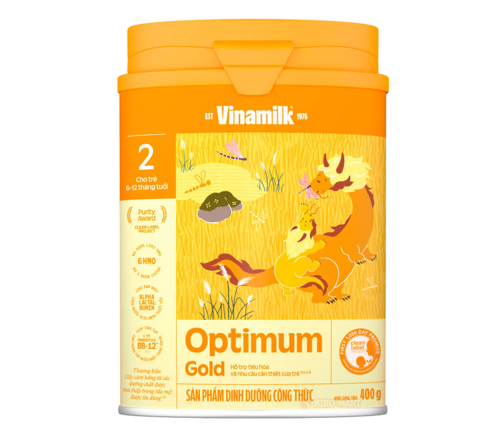 Sữa Optimum Gold 2 mẫu mới sản phẩm dinh dưỡng công thức
