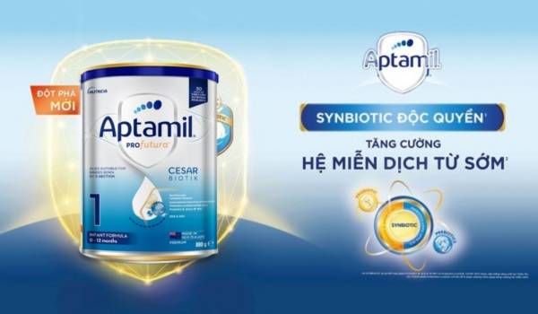 Sữa Aptamil giúp tăng cười hệ miễn dịch