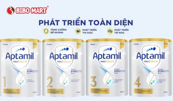 Các dòng sữa của Aptamil