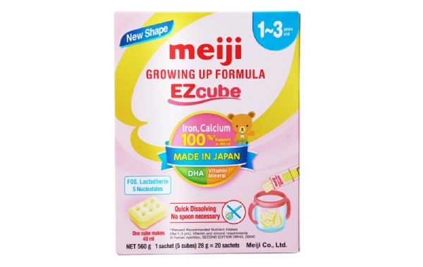 Sữa Meiji thanh Growing Up Formula 560g (cho bé 1 - 3 tuổi)