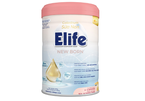 Sữa non Elife số 1 Newborn 800g cho bé 0 -12 tháng