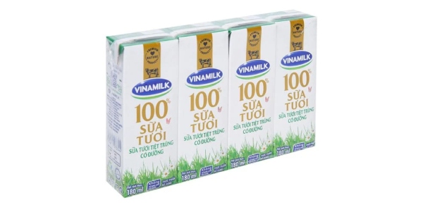 Sữa tươi Vinamilk tiệt trùng cho bé trên 1 tuổi