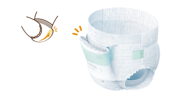 Thiết kế túi đựng phân lỏng của Moony Natural