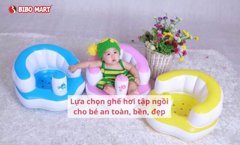Ghế hơi tập ngồi cho bé an toàn, bền, đẹp