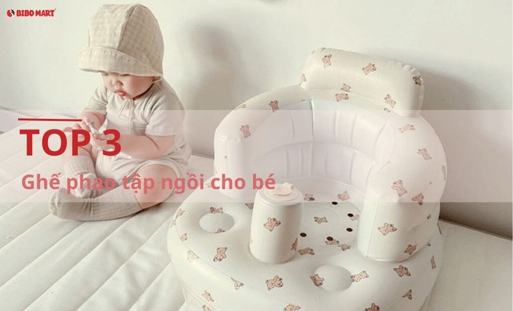 Có nên dùng ghế phao tập ngồi cho bé không