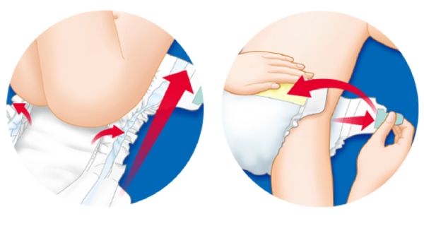 Mẹo sử dụng tã dán Moony Natural đúng cách