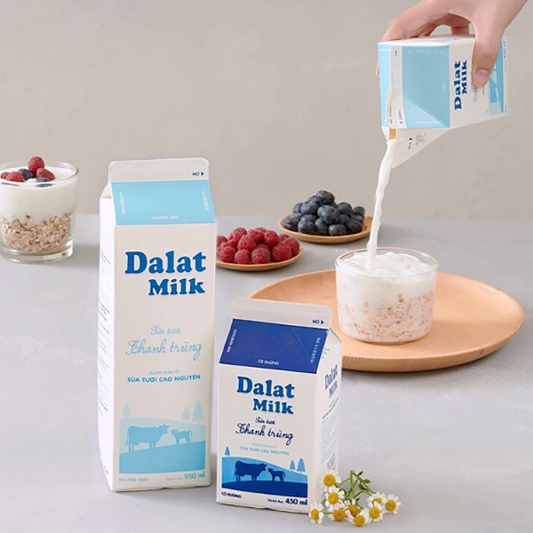 Sữa tươi Đà Lạt Milk là một nguồn cung cấp dồi dào các dưỡng chất thiết yếu