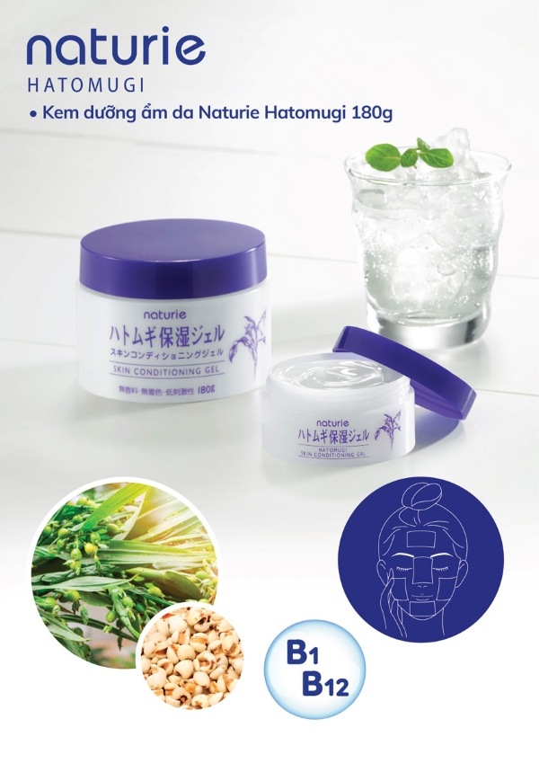 Kem dưỡng ẩm của Nhật Hatomugi