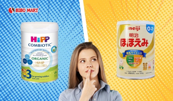 Hướng dẫn chọn sữa Meiji hay sữa HiPP phù hợp cho bé