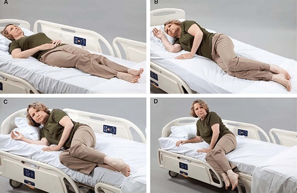 Các bước ngồi dậy sau sinh mổ