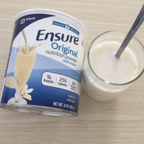 Hướng dẫn cách pha sữa Ensure
