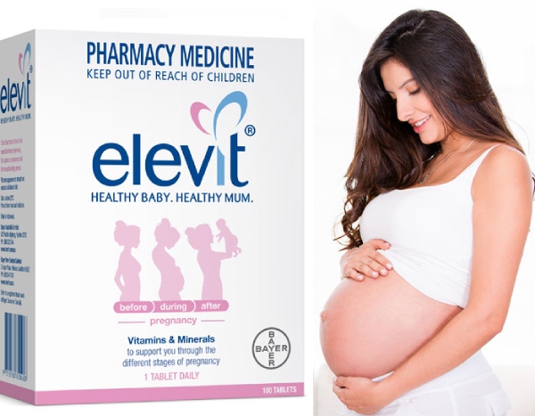 Elevit là viên uống tổng hợp dành cho phụ nữ mang thai và cho con bú