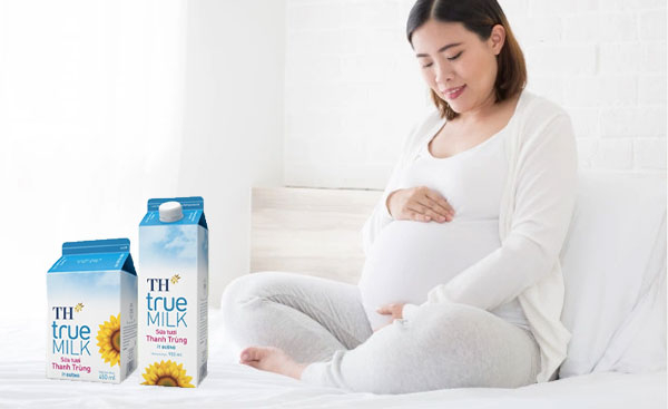 Sữa tươi tiệt trùng bổ sung dinh dưỡng cho mẹ bầu tiện lợi