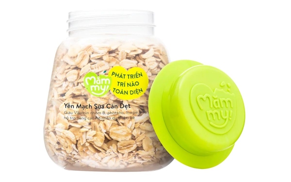Yến mạch sữa cán dẹt Mămmy phát triển toàn diện 80g