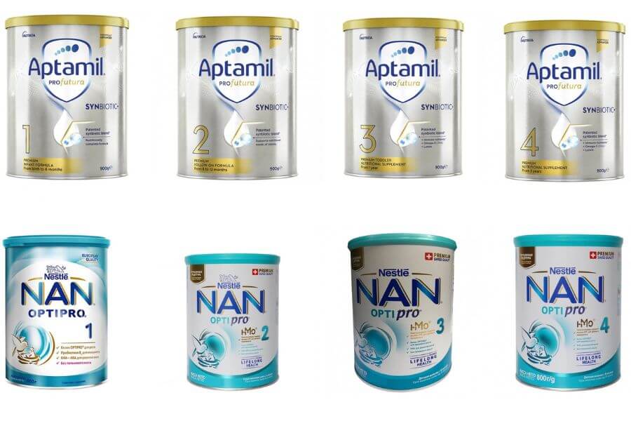 Mẹ nên mua sữa Nan hay sữa Aptamil? Mẹ nên mua sữa Nan hay sữa Aptamil?