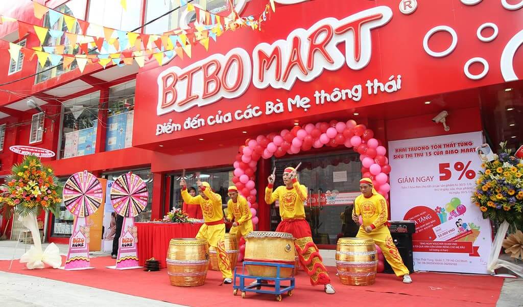 Hệ thống cửa hàng Bibo Mart trên toàn quốc
