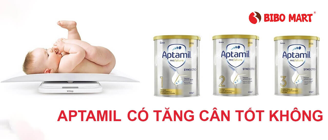 Sữa Aptamil có tăng cân không
