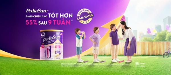 Sữa PediaSure Việt Nam công thức phù hợp với trẻ em Việt Nam