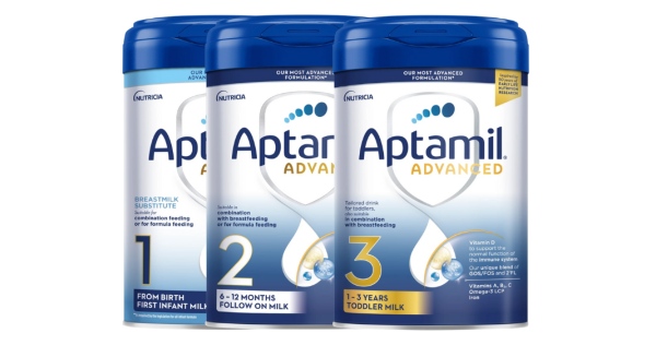 Sữa Aptamil Advanced Anh số 1-3