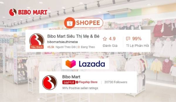 Bibo Mart nhận được những đánh giá tích cực của ba mẹ trên các nền tảng