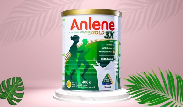 Sữa Anlene Gold 5X không thêm đường