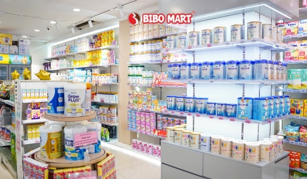 Ba mẹ có thể dễ dàng tìm thấy nhiều dòng sữa công thức cao cấp tại Bibo Mart
