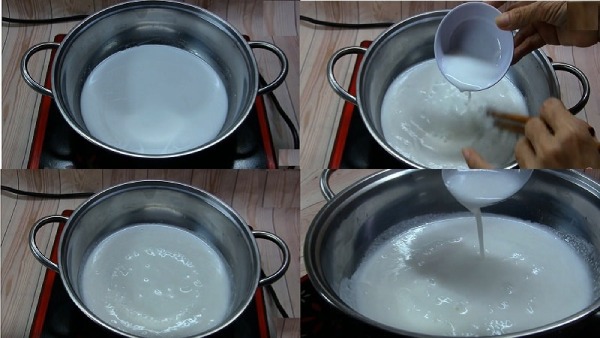 Làm nước cốt dừa sánh mịn