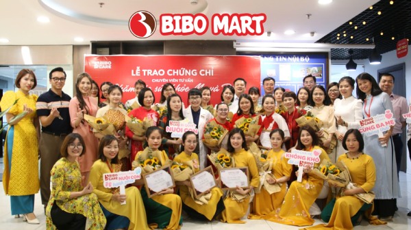 Đội ngũ nhân viên Bibo Mart luôn được đào tạo nâng cao kiến thức