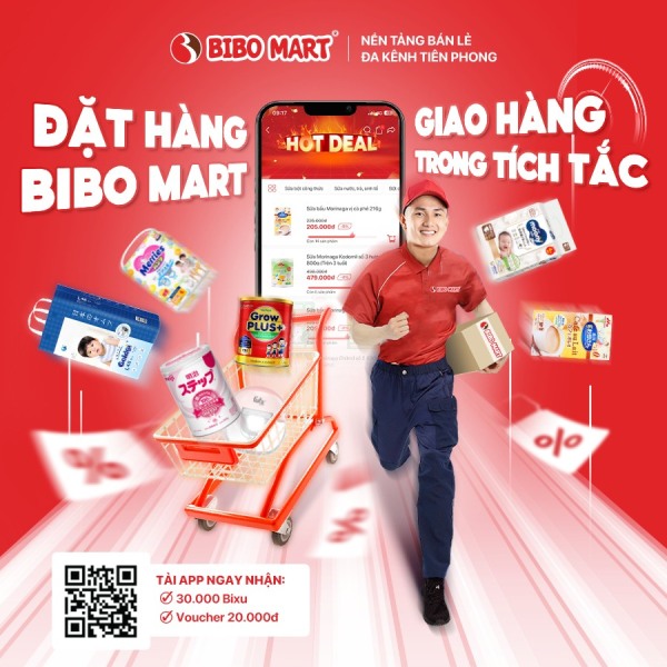 Giao hàng trong tích tắc với Bibo Mart