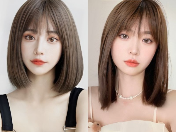Kiểu tóc ngắn mái thưa