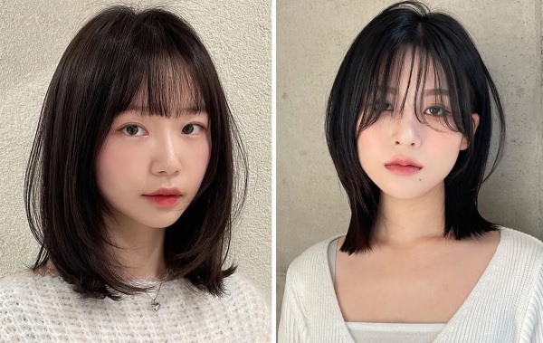 Kiểu tóc lob ngang vai
