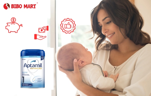 Aptamil Advanced (Anh) là lựa chọn tối ưu về giá cả và tiện ích