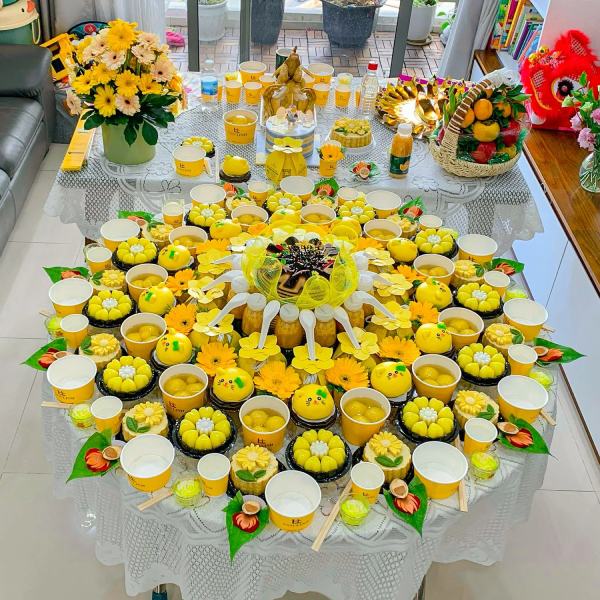 Mâm cúng lễ thôi nôi đầy đủ