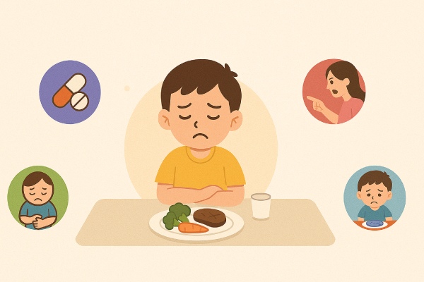 Một số nguyên nhân gây ra tình trạng biếng ăn ở trẻ