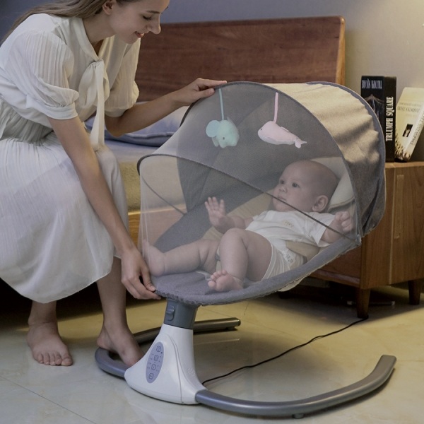 Nôi điện em bé mang lại nhiều lợi ích cho cả bé và ba mẹ