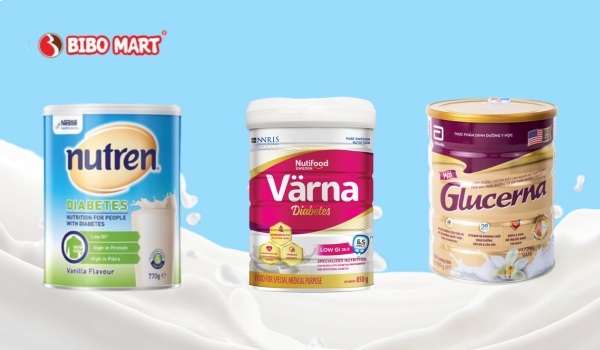 So sánh sữa Varna Diabetes với các loại sữa tiểu đường khác