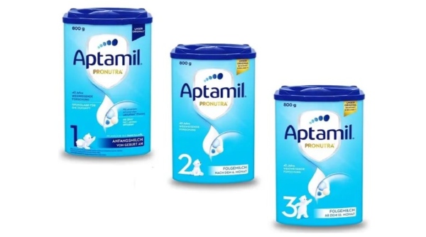 Bộ 3 Sữa Aptamil Pronutra Đức số 1-2-3 cho trẻ từ 0 đến 10 tháng tuổi