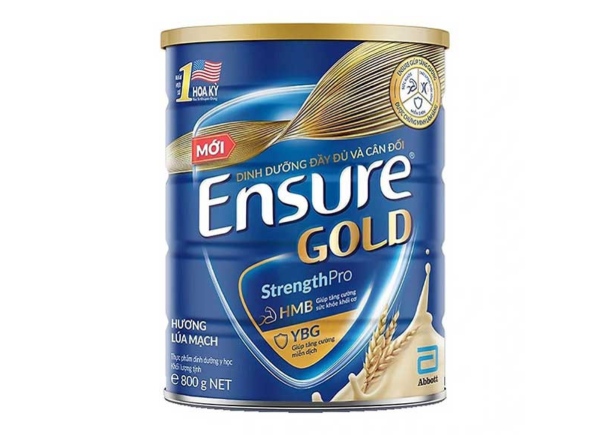 Sữa bột Ensure cho người già - Ensure Gold hương lúa mạch 800g
