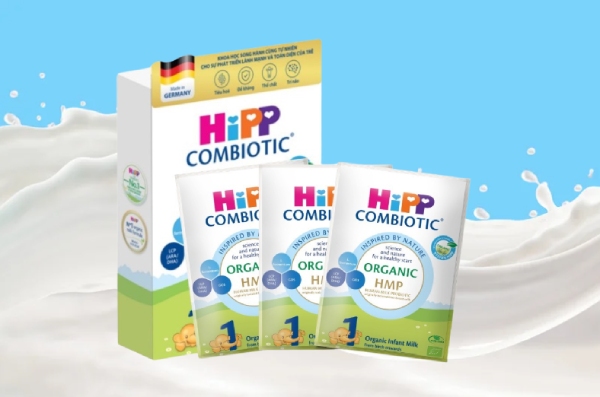Sữa Hipp 0 6 tháng dạng gói tiện lợi cho mẹ