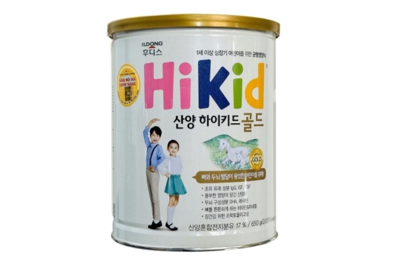 Sữa dê Hikid Gold Hàn Quốc dạng lon 650g