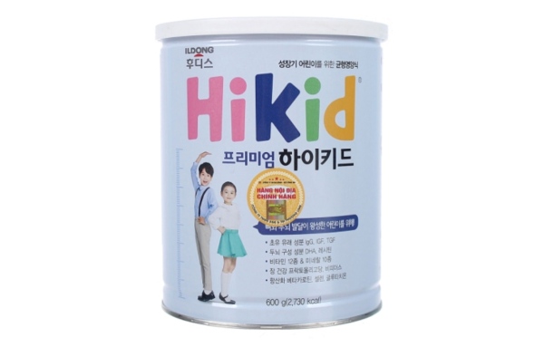 Sữa Hikid Premium dạng lon tăng chiều cao cho bé