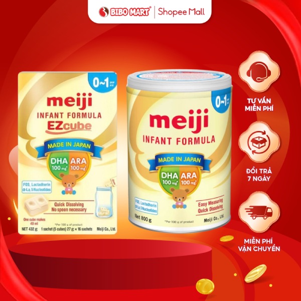 Sữa Meiji nhập khẩu 0-1