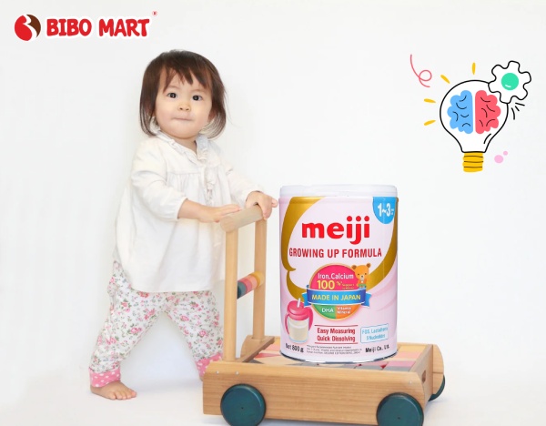 Sữa Meiji số 9 bổ sung đầy đủ các dưỡng chất thiết yếu cho bé