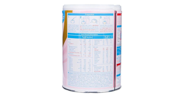 Thành phần dinh dưỡng của sữa Meiji Nhật 1–3