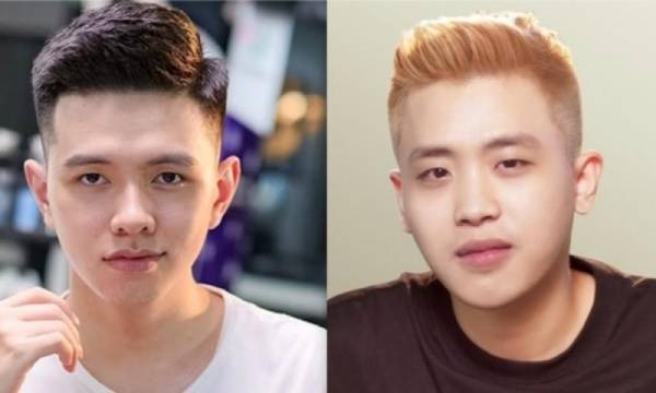 Kiểu tóc Short Quiff cho mặt tròn