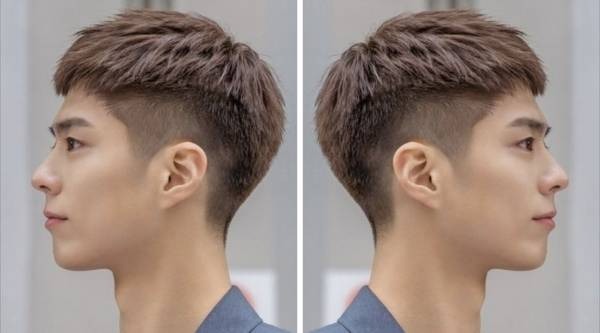 Kiểu tóc Crew Cut cho mặt dài