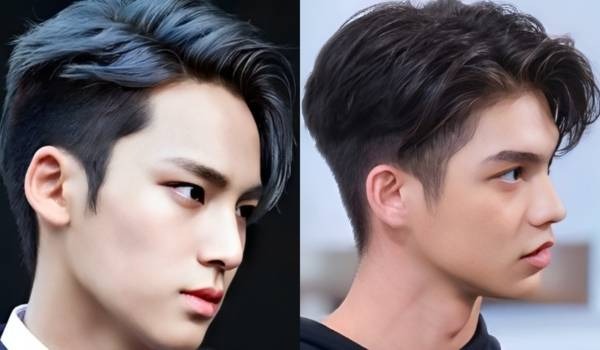 Kiểu tóc Side Part cho mặt góc cạnh