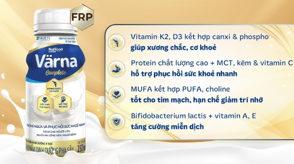 Varna Complete nổi bật với công thức dinh dưỡng đa dạng và cân đối